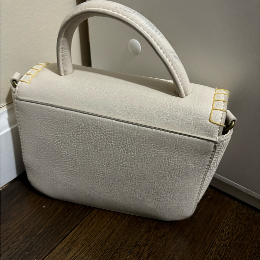 Small bag with handle and cross body straps